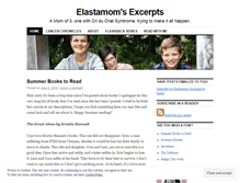 Tablet Screenshot of elastamom.com